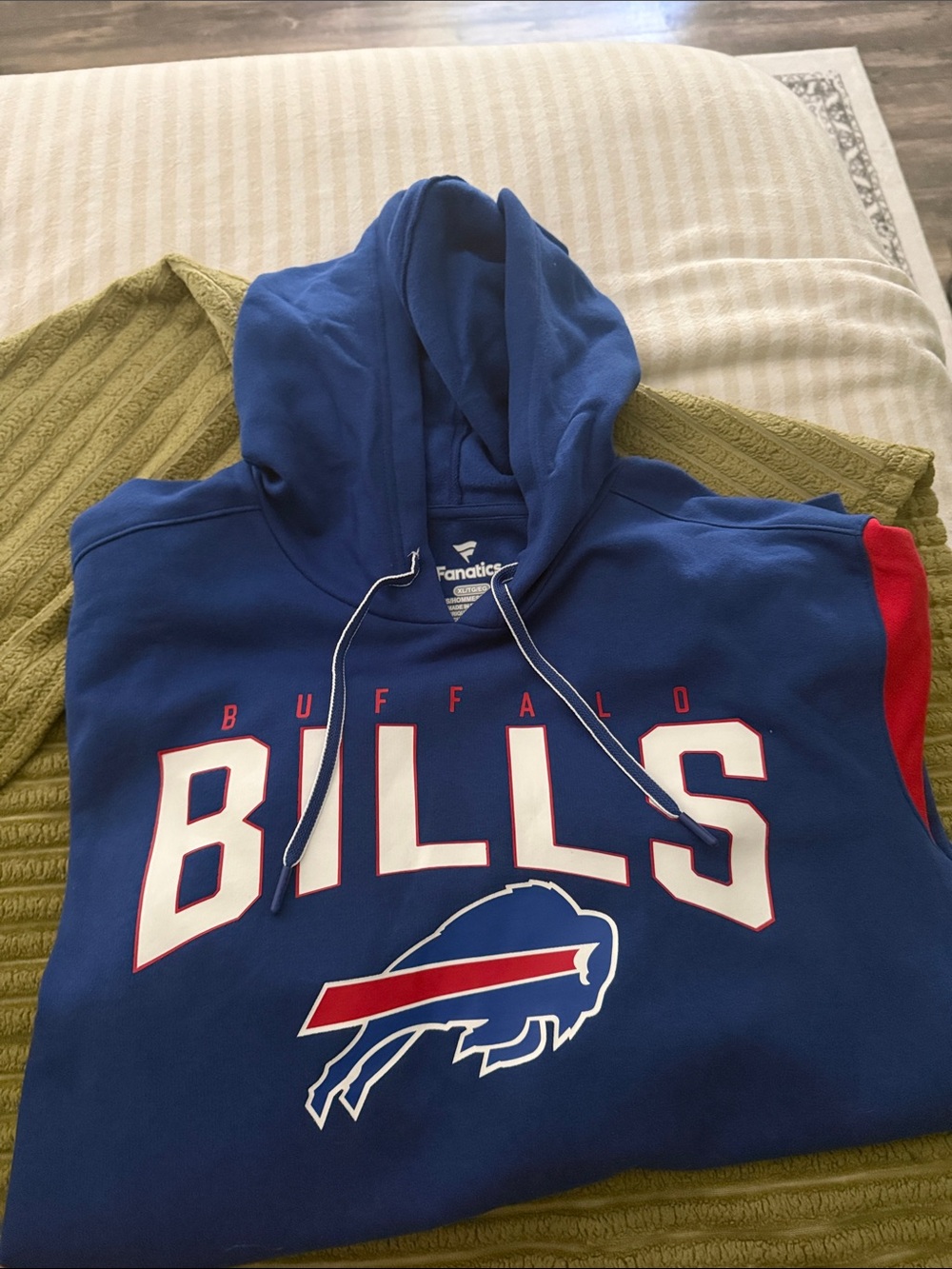 Fanatics Royal Blue Buffalo Bills Hooded Pullover